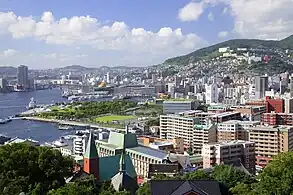 Nagasaki view from Glover Garden, 2014