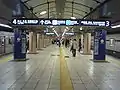 Hanzōmon Line platforms, March 2008