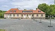 Last station building in Hof-Neuhof