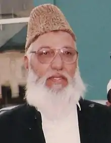 Image 40Given the honorary title "Father of Service", Naimatullah Khan Advocate (2001–2005) was one of the most successful and respected mayors Karachi ever had. (from Karachi)