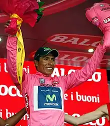 Nairo Quintana, winner of the 2014 Giro d'Italia