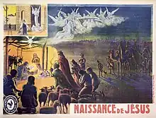 Poster for Vie et passion de notre seigneur Jésus-Christ, a silent film directed by Ferdinand Zecca and Segundo de Chomón, 1907