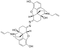 Chemical structure of Naloxonazine