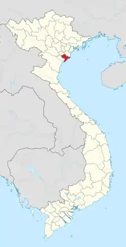 Location of Nam Định within Vietnam