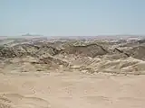 Moon landscape near Swakopmund