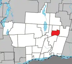 Location within Papineau RCM