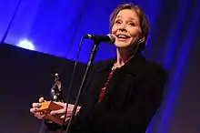 Griffith receiving award in 2010