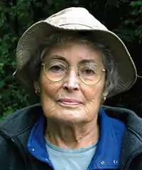 color photograph of potter and folklorist Nancy Sweezy taken in 2007