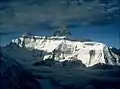 Nanda Devi peak N face view from slopes of Deo Damla