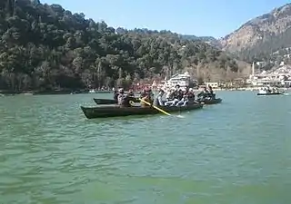 Boat Riding in Naini Lake