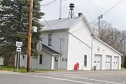 Fire station and post office in Nankin