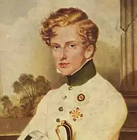 Napoleon II - Napoleon I's only legitimate child. Portrait by Moritz Daffinger
