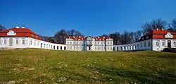 The palace  of Count Łoś in Narol