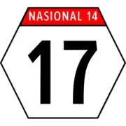 National route 17 in Region 14 (Central Java)