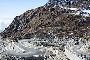 Nathu La Pass - Layered Road.jpg