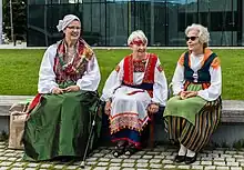 Image 51Women dressed in Finnish folk costumes (from Culture of Finland)