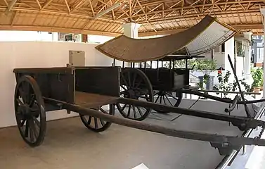 Carts from different Malay regions, exhibited at the Muzium Negara.