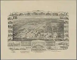 1890s map of National Prohibition Park