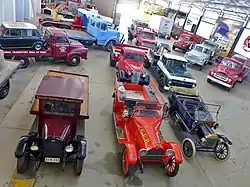 Part of the collection of older vehicles