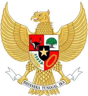 The coat of arms of Indonesia depicts a banyan tree.