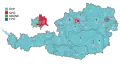 Map showing the results of the election on the sub-constituency level