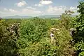 View from the top of Natural Chimneys.