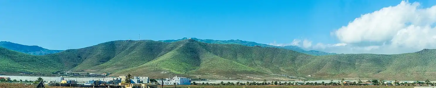 Nature of Gran Canaria along the eastern shore in 2016