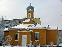 Tatar mosque in the city Navahrudak, Belarus
