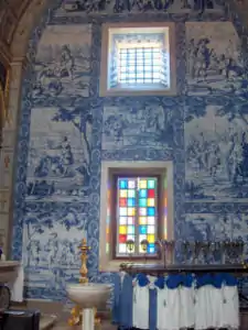 Azulejos by Willem van der Kloet in the transept