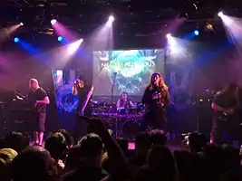 Ne Obliviscaris performing in Tokyo in 2015
