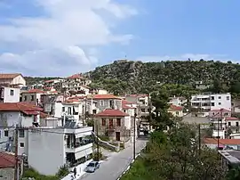 View of Nea Epidavros and its castle