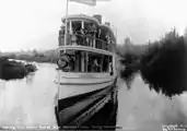Boat carrying tourists, 1911