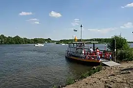 Ferry across the Maas