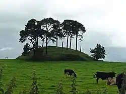 Ancient burial mound just outside Lattin in County Tipperary