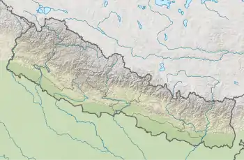 Location of Gosaikunda in Nepal.