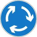 A31: Mini roundabout