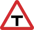 B5: T-junction ahead