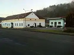 Municipal office and bus stop