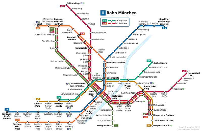 Munich U-Bahn network