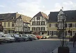 Market square in the centre of Neustadt (1973)