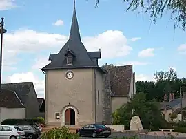 The church in Neuvy-sur-Barangeon