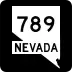 State Route 789 marker