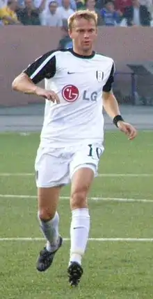 Erik Nevland made five appearances across two seasons with Manchester United.