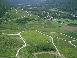 A general view of Nevy-sur-Seille