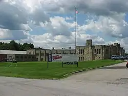 The New Castle Armory, a historic site in the township