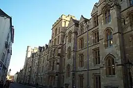 Holywell Street: Scott Buildings and Robinson Tower