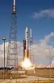 New Horizons launches on an Atlas V 551