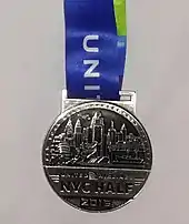 Finisher medal from 2016