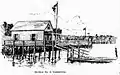 Clubhouse "Station No. 3" of the New York Yacht Club c. 1894 at Whitestone, NY