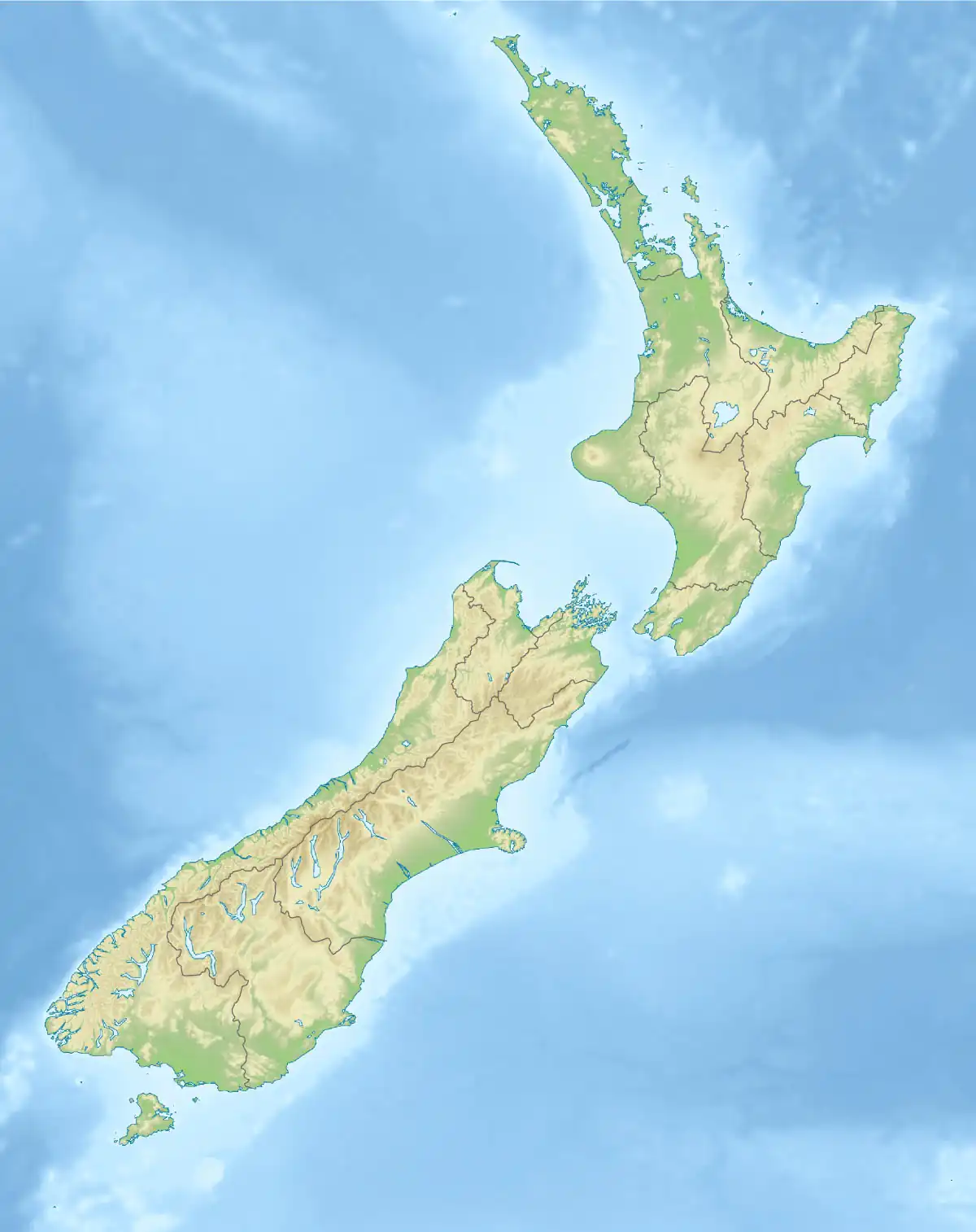 Location of Lake Manapouri